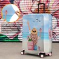 thumbnail image 5 of Travel Luggage Cover Suitcase Protector Fits 18-32 Inch Luggage Wheel Covers Patterned Travel Related Items Flower Luggage Protector Elastic Luggage Anti-scratch Suitcase Cover L, 5 of 5