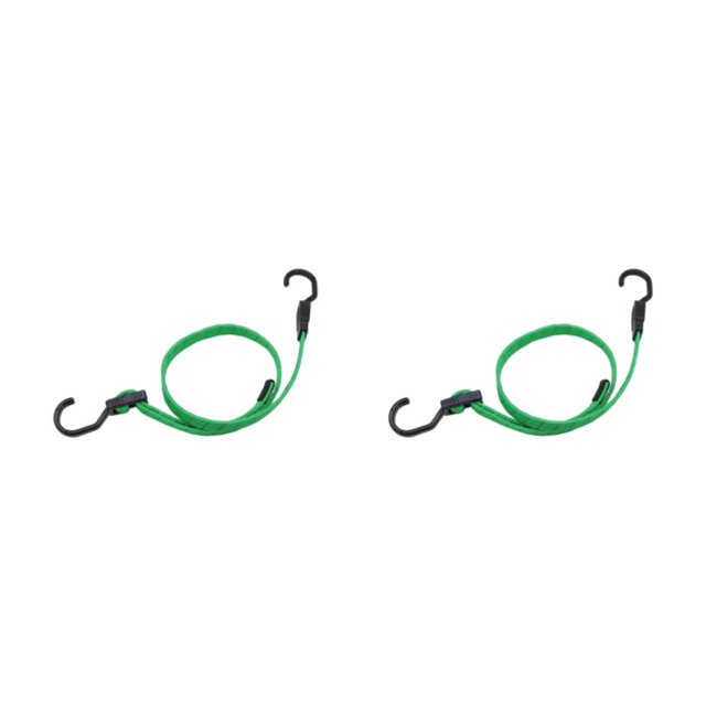 ZheElen 1/2/3/5 Durable Luggage Rope - Secure And Weather-resistant For Travel Easy Installation Straps With Hook Reflective green 120cm 2PCS