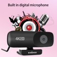 thumbnail image 4 of Meitianfacai 4K High-definition Computer Camera Autofocus 1080p Network High-definition Live Streaming Device USB Computer Camera, Back to School Supplies(Black), 4 of 7
