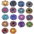 thumbnail image 4 of Cap Large Sleep Hat Women African Floral Print  Cap Double Layer Wide Band Sleep Makeup Bonnet, 4 of 6