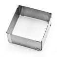 thumbnail image 1 of 1PC Adjustable Square Cake Mold Stainless Steel Mousse Cake Pastry Telescopic Mould Baking Tool silver S, 1 of 8