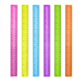thumbnail image 4 of 30 Pack Clear Plastic Rulers 12 Inch,Transparent Assorted Color Metric Bulk Rulers with Inches and Centimeters,Kids Ruler for School,Home,Office, 4 of 5