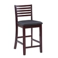 thumbnail image 1 of Tabouret de comptoir à dossier style échelle Moore, 1 of 8