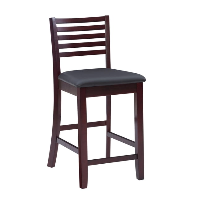 Tabouret de comptoir à dossier style échelle Moore