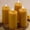 4pcs, variant on DEBGFS 4 Packs 2x4 inch Natural Beeswax Pillar Candles - 100% Pure Smokeless Dripless 40 Hours Burn Time Emergency Prayer Home Deco Relaxation Candles,4pcs