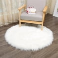 thumbnail image 2 of Agiferg Soft Artificial Sheepskin Rug Chair Cover Artificial Wool Warm Hairy Carpet Seat, 2 of 9