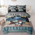 thumbnail image 1 of YST Rustic Farmhouse Lodge Cabin 7-Piece Adventure Theme Bedding Set, King, 1 of 4