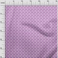 thumbnail image 3 of oneOone Georgette Viscose Purple Fabric Geometrical Sewing Material Print Fabric By The Yard 42 Inch Wide, 3 of 4