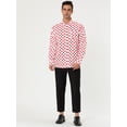 thumbnail image 3 of INSPIRE CHIC Chemise Habillée Ajustée pour Homme à Pois Imprimés à Manches Longues Boutonnée, 3 of 6