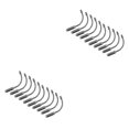 thumbnail image 1 of maskred 10 Pieces Bike V Brake Noodles Wear-resistant Friction Reducing Insulated Cable Guide Pipe Cycling Front Rear Type 3 2Set, 1 of 6