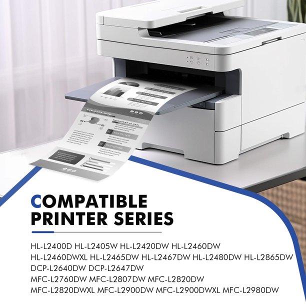 TN830 TN830XL Toner for Brother Printer MFC-L2820DW HL-L2460DW DCP