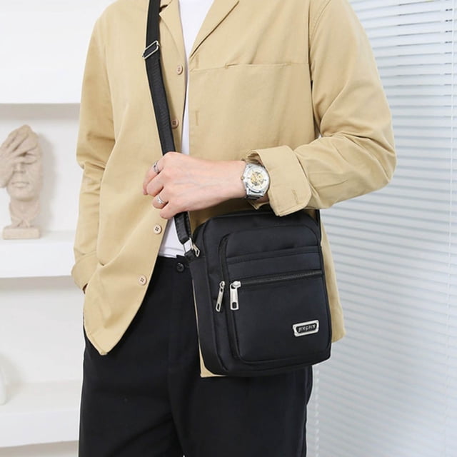 Vaidha Six Layer Zipper Single Shoulder Messenger Bag Business Bag Wallet