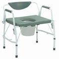 thumbnail image 1 of 11135-1 - Bariatric Drop Arm Bedside Commode Chair, 1 of 3