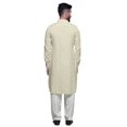thumbnail image 3 of Atasi Kurta Pathani Classique à Col pour Garçons Chemise en Rayonne à Poche avant, 3 of 5