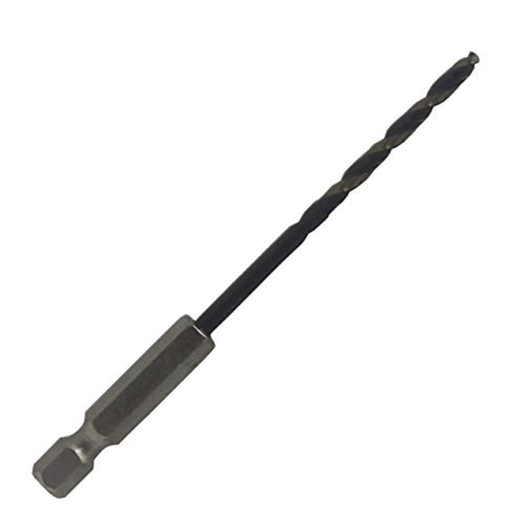 Drill America KFDHEX1/16 1/16" Quick Change Hex Shank High Speed Steel Drill Bit, KFDHEX Series (Pack of 12) Dark Walnut (Commercial Grade)