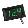 thumbnail image 4 of kurtrusly Voltmètre Numérique DC 0-100V Haute Précision Affichage LED Jauge de Tension Accessoire Automobile, Vert, 4 of 5