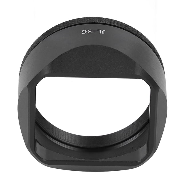 Square Metal Lens Hood for X100VI X100V, Aluminum Alloy Lens Hood, Prevent Reflection Camera Lens Protective Shade Accessories, External Filter Compatibility