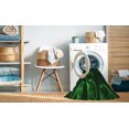 thumbnail image 2 of Ahgly Company Tapis d'Intérieur Lavable en Machine Carré Vert Transitionnel, 5 Pieds Carré, 2 of 7