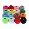 thumbnail image 2 of 16X Crochet Thread Set Balls Colors Thread for Crochet Stitch Needlepoint Hand Embroidery- Perfect for kids, Beginners,DIY lovers, 2 of 7