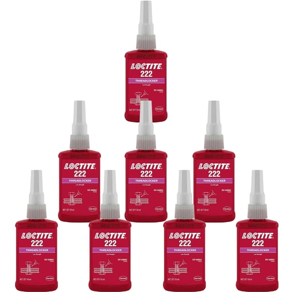 Loctite 222 Threadlocker Adhesive 50ml Pack of 8 Pieces