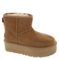 thumbnail image 3 of UGG Bottes à Plateforme Mini Classic pour Femmes, Châtaigne, 10, 3 of 5