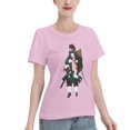 thumbnail image 2 of T-Shirt Basique à Manches Courtes pour Femmes Demon Slayer : Tanjirou et Nidouzi, 2 of 6