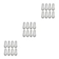 thumbnail image 1 of kurtrusly 8pack/lot Cozy And Durable Foot Cushion For Comfort And Support Lightweight gray 3Set, 1 of 6