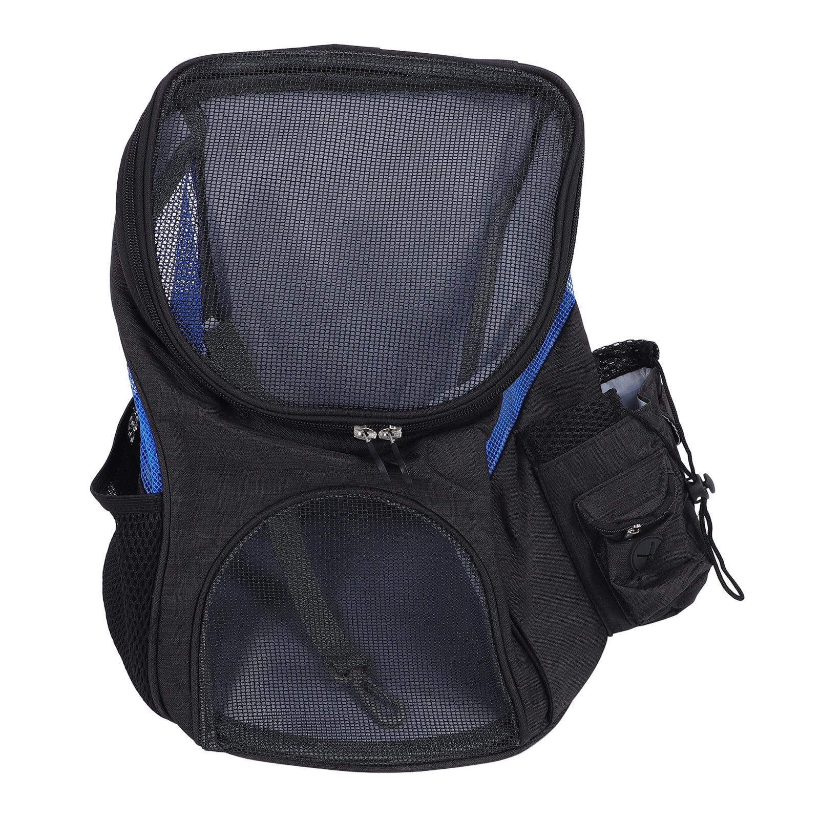 Dog Backpack Carrier, Portable Spacious Breathable Mesh Pet Carrier Backpack or Small Dogs Medium Cats Multifunctional Foldable Puppy Backpack Carrier for Travel, Hiking, Camping