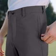 thumbnail image 3 of FRSASU Pantalon de Golf pour Homme Extensible Pantalon Habillé Décontracté pour l'Été Exercice de Golf Léger Travail Voyage Pantalon Habillé pour Homme Gris, 3 of 6