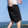 thumbnail image 4 of Cameland Men's Summer Beach Trousers Casual Drawstring Sports Have Pockets Short Pants, 4 of 4