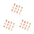 thumbnail image 1 of maskred Skiing Figures Resin Doll Model for Decoration Miniatures Desk DIY Garden Skin 87th 3PCS, 1 of 6