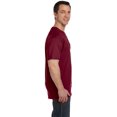 thumbnail image 2 of Hanes Beefy-T Men`s Pocket T-Shirt, S, Cardinal, 2 of 3