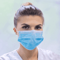 thumbnail image 4 of CHUANK 100 Pack USA Made Disposable Face Masks, 4 of 7