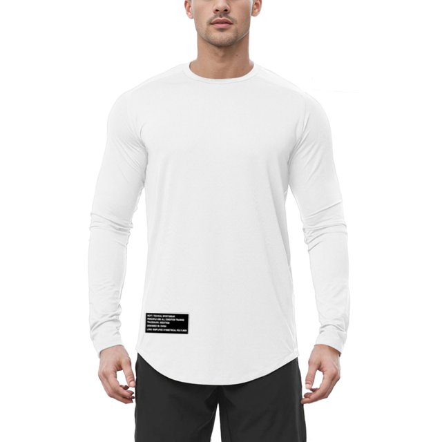 WEAIXIMIUNG Noël Homme Automne Hiver Décontracté Brossé Col Rond Manches Longues Chemise de Base Haut Blouse