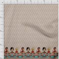 thumbnail image 1 of Soimoi Tissu Crêpe Polyester Imprimé Figure Humaine par Yard 42 Pouces de Large, 1 of 1