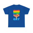 thumbnail image 2 of It's OK to Be Gay Gender Equality LGBT Pride Month Gay Womens Plus Size Tops, 2 of 6