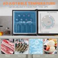 thumbnail image 4 of HOMCOM 1.1 Cubic Feet Compact Mini Freezer with Adjustable Temperature, 4 of 10