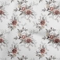 thumbnail image 1 of oneOone Silk Tabby White Fabric Florals Craft Projects Decor Fabric Printed By The Yard 42 Inch Wide, 1 of 4