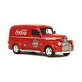 thumbnail image 2 of Fourgonnette de Livraison à Panneaux 1945 « Coca-Cola » Rouge 1/43 Voiture Modèle Moulée sous Pression par Motorcity Classics, 2 of 3