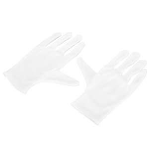 Gants de travail, doux 22x10x5cm Gants en coton léger Blanc pour garder les mains sèches