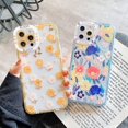 thumbnail image 4 of Compatible with iPhone 7plus/8plus Phone Case Cute Elegant Flower Transparent Phone Case for Women Soft Silicone Shockproof Camera Protection Clear Cover Bumper(Yelllow), 4 of 6
