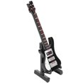 thumbnail image 3 of Modèle de Guitare Électrique, Apparence Douce et Texture Fine Guitare Miniature pour la Maison pour le Bureau, 3 of 8