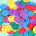 thumbnail image 4 of 100pcs Plastic Learning Counters Disks 25mm Bingo Chip Counting Discs Markers, 4 of 6