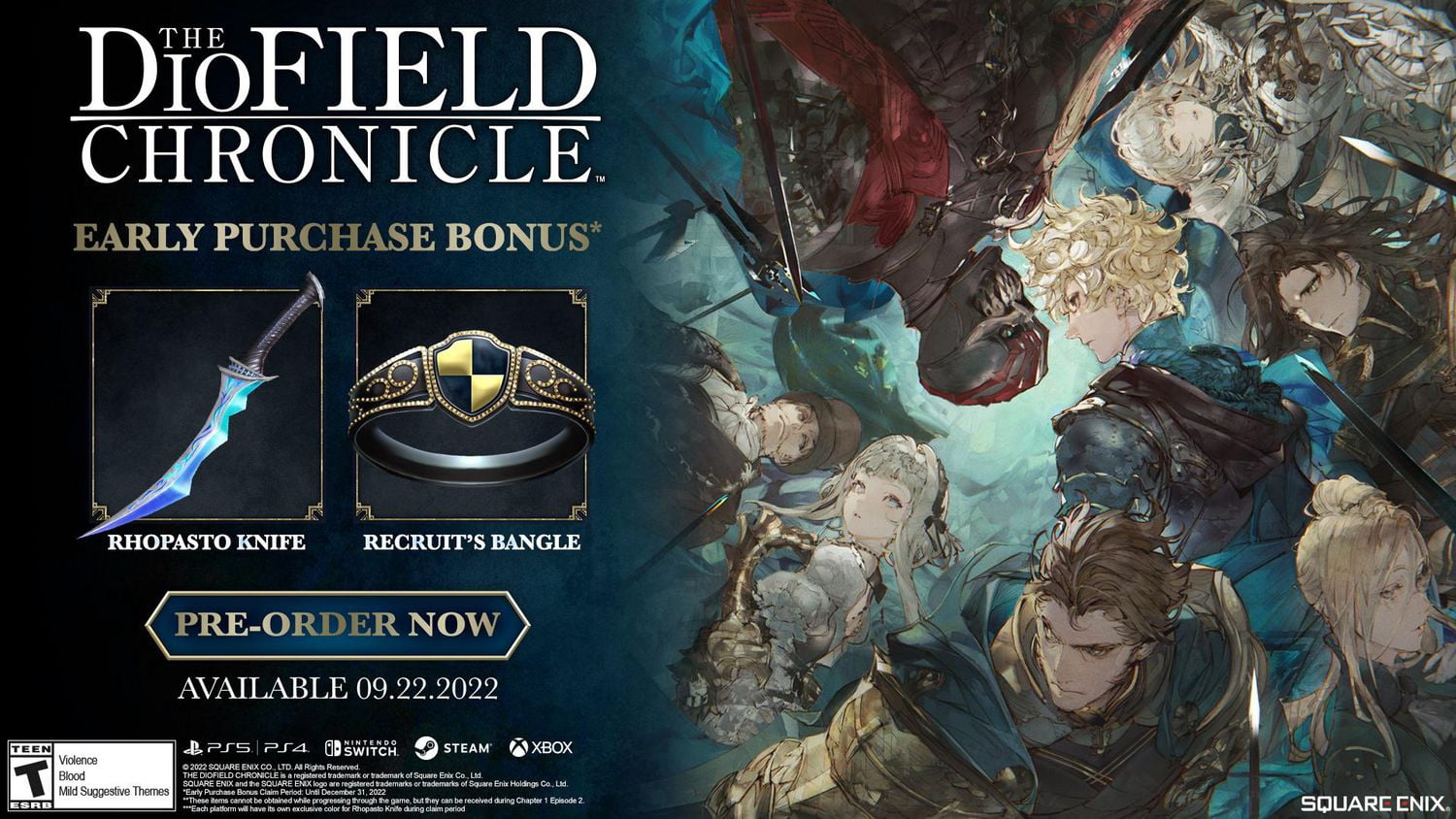 Jeu vidéo The Diofield Chronicle  pour (Nintendo Switch)