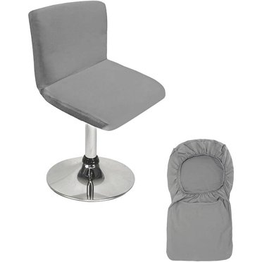 Contemporary Square Barstool Covers Slipcovers, Counter Height Chair Protectors with Easy Care Fabric for Your Home