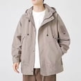 thumbnail image 3 of Pisexur Windbreaker Jacket Men's Spring And Charge Coat Thin Outdoor Mountaineering And Riding Windproof Work Coat Hiking Jacket Men Rain Coat Mens Jacket, 3 of 4