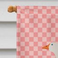 thumbnail image 3 of Carolines Treasures BB7892CHF Embden Oie Rose Check Toile Maison Drapeau, 3 of 4