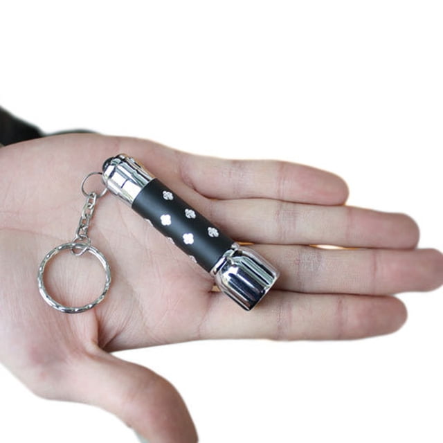 TIELUTT Mini 7 LED Portable Supper Bright Flashlight Pocket LED Flashlights Small Flashlights Powerful Camping Stuff Hiking Gear Headlamps for Adults Rechargeable with Light Running Headband