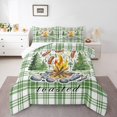 thumbnail image 2 of Erosebridal Camper Comforter Sets Toddler Size, Cartoon RV Car Comforters & Duvets, Happy Camping Decor, Reversible 2 Pieces, 2 of 7
