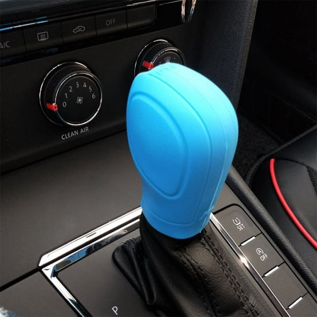 CHOK Car Gear Shifter Knob Cover Elastic Car Automatic Shifter Protector Cover Universal Antl-Slip Auto Knob Gear Stick Protector Vehicle Accessories